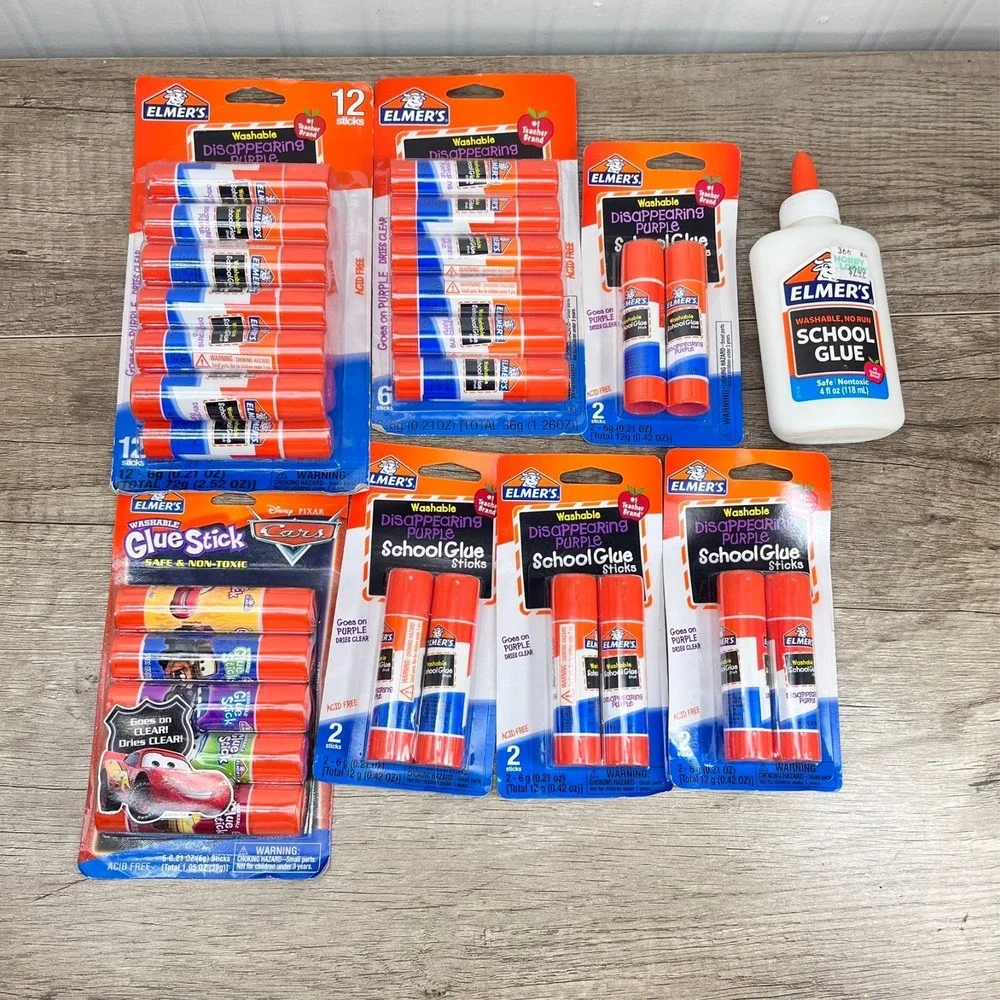Elmer's Glue‎ Sticks-variety Pack-School Supplies-Homeschool-School-Arts /Crafts